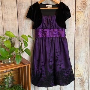 AMY’S CLOSET Recital Dress with Attached Shrug